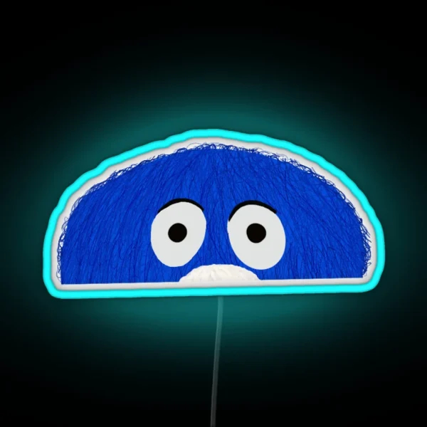 Xavier Blue Blob RGB Neon Sign