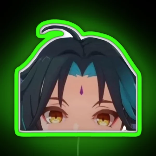 Xiao Genshin Impact Head RGB Neon Sign