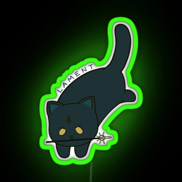 Xiao Genshin Impact Meow RGB Neon Sign