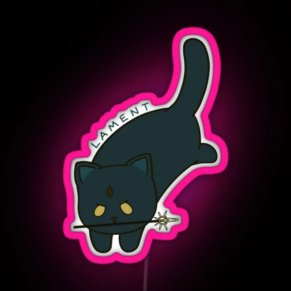 Xiao Genshin Impact Meow RGB Neon Sign