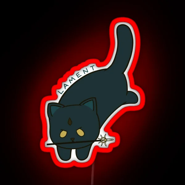 Xiao Genshin Impact Meow RGB Neon Sign