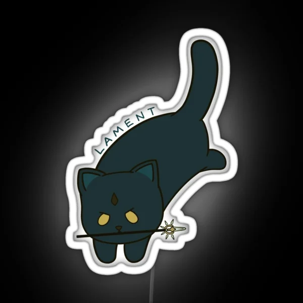 Xiao Genshin Impact Meow RGB Neon Sign