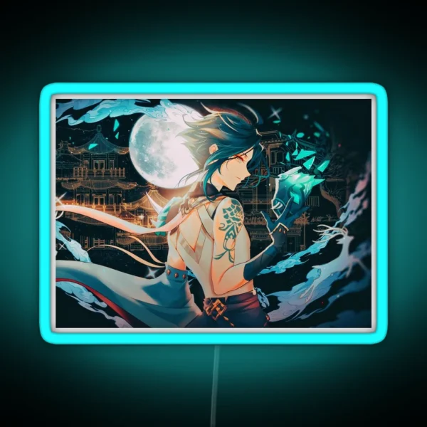 Xiao Genshin Impact RGB Neon Sign