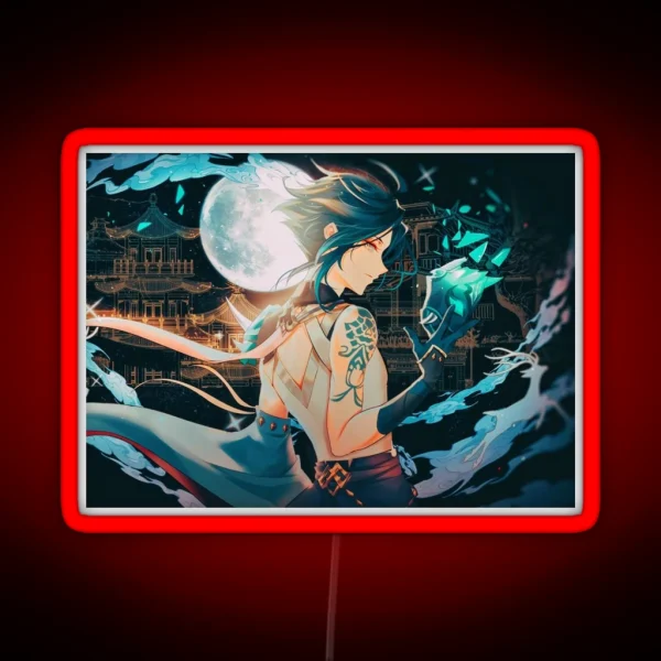 Xiao Genshin Impact RGB Neon Sign