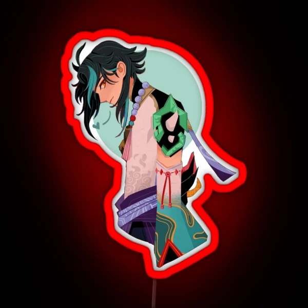 Xiao Lineless Illustration RGB Neon Sign