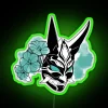 Add vibrant neon ambiance with this Xiao Mask RGB Sign.