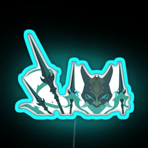 Xiao Name Card Art RGB Neon Sign