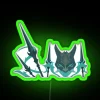 Customizable RGB Neon Sign with Unique Xiao Name Card Design