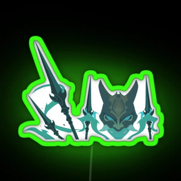 Xiao Name Card Art RGB Neon Sign