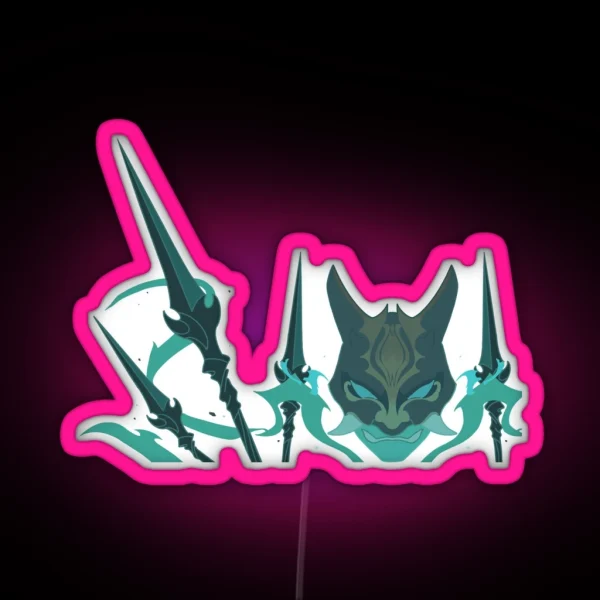 Xiao Name Card Art RGB Neon Sign