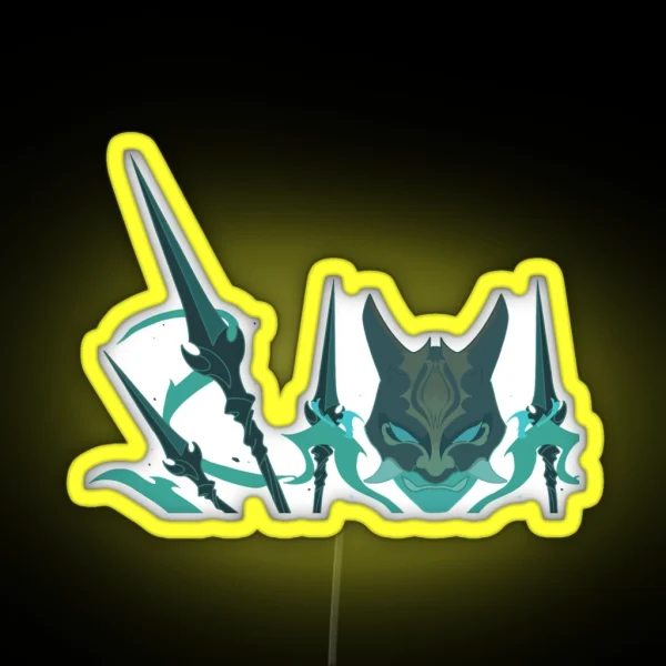 Xiao Name Card Art RGB Neon Sign