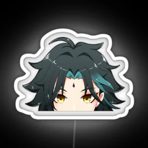 Xiao Peeker Genshin Impact Peeker RGB Neon Sign