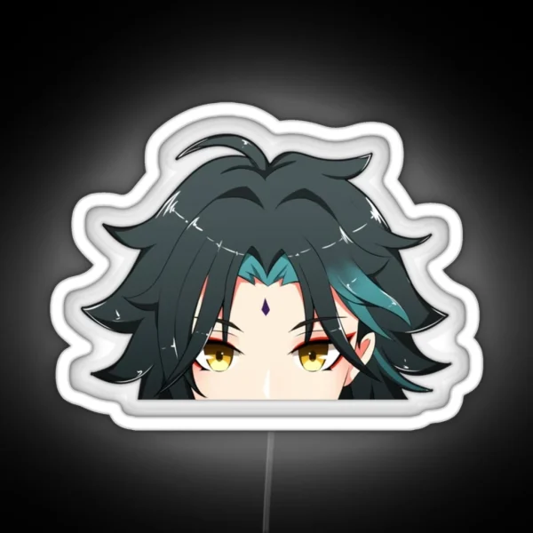 Xiao Peeker Genshin Impact Peeker RGB Neon Sign