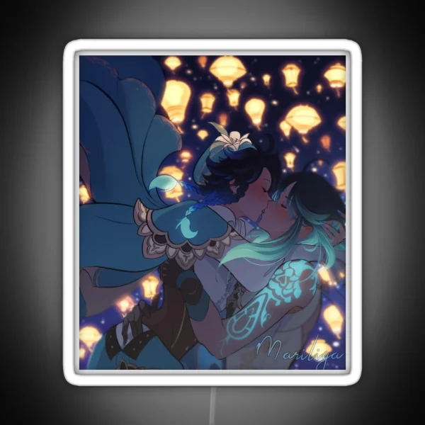 Xiaoven Lantern Rite Genshin Impact RGB Neon Sign