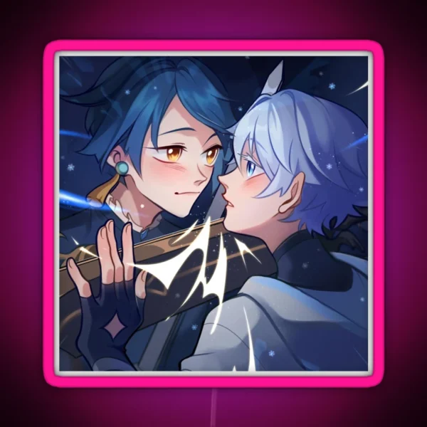 Xingyun Chibi Genshin Impact RGB Neon Sign