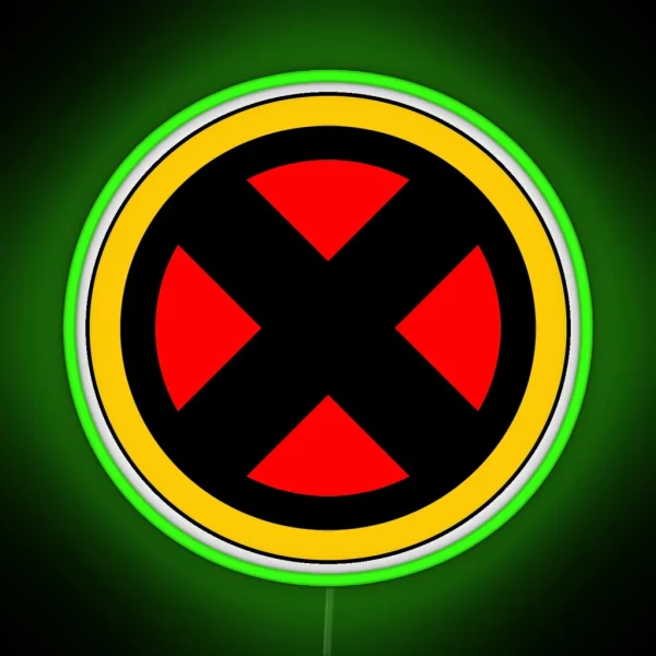 Xmen Logo RGB Neon Sign