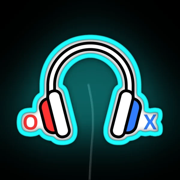 XO Headphones RGB Neon Sign