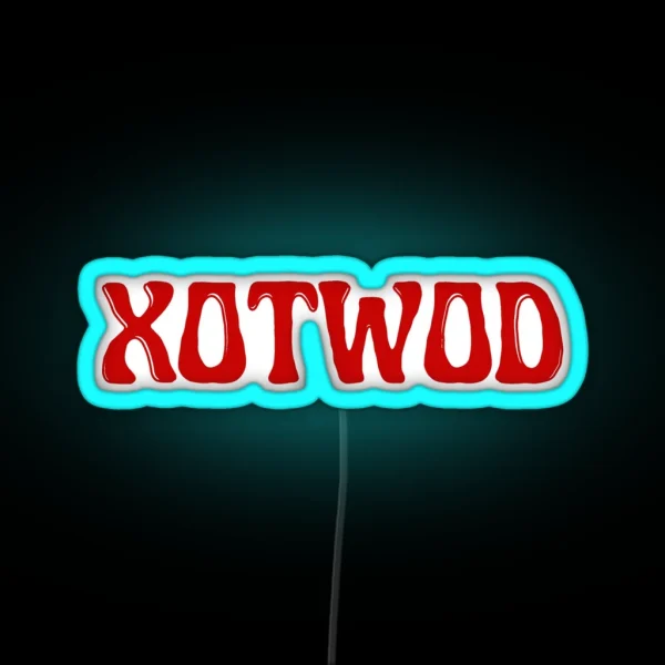 Xotwod Red RGB Neon Sign