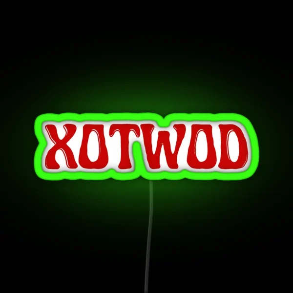 Xotwod Red RGB Neon Sign