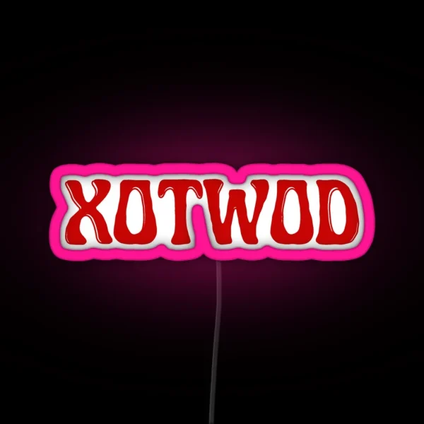 Xotwod Red RGB Neon Sign