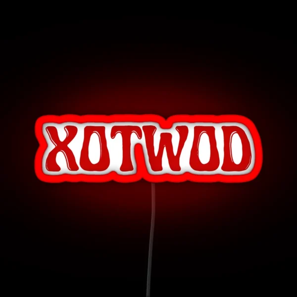 Xotwod Red RGB Neon Sign