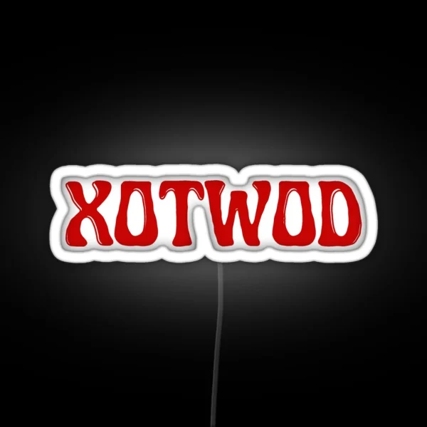 Xotwod Red RGB Neon Sign
