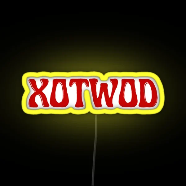 Xotwod Red RGB Neon Sign