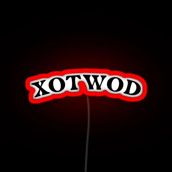 XOTWOD RGB Neon Sign