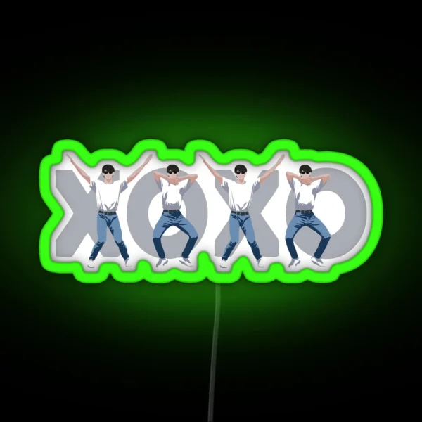XOXO Hyunjin RGB Neon Sign