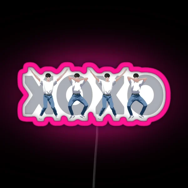 XOXO Hyunjin RGB Neon Sign