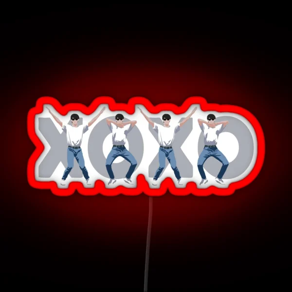 XOXO Hyunjin RGB Neon Sign