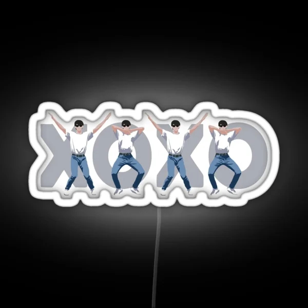 XOXO Hyunjin RGB Neon Sign