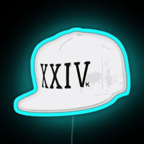 XXIV Bruno Mars Iconic Hat Led RGB Neon Sign