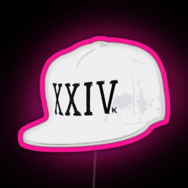 XXIV Bruno Mars Iconic Hat Led RGB Neon Sign