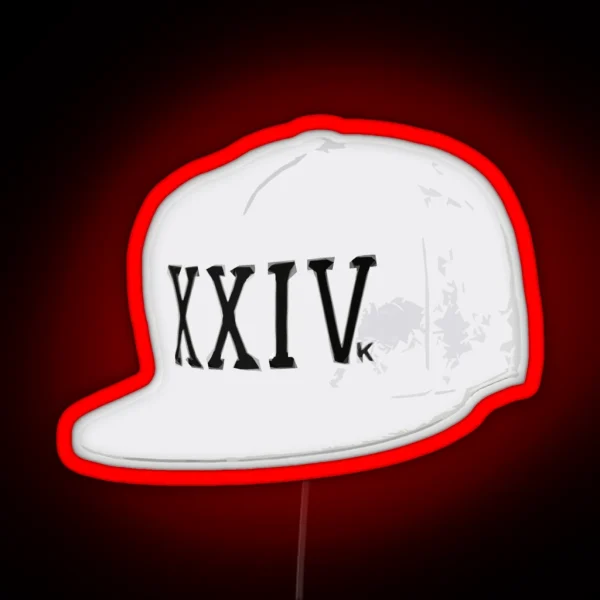 XXIV Bruno Mars Iconic Hat Led RGB Neon Sign