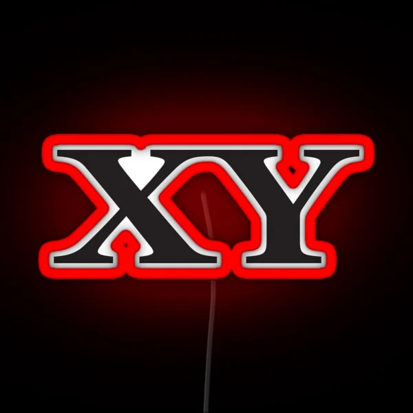 XY Chromosomes RGB Neon Sign