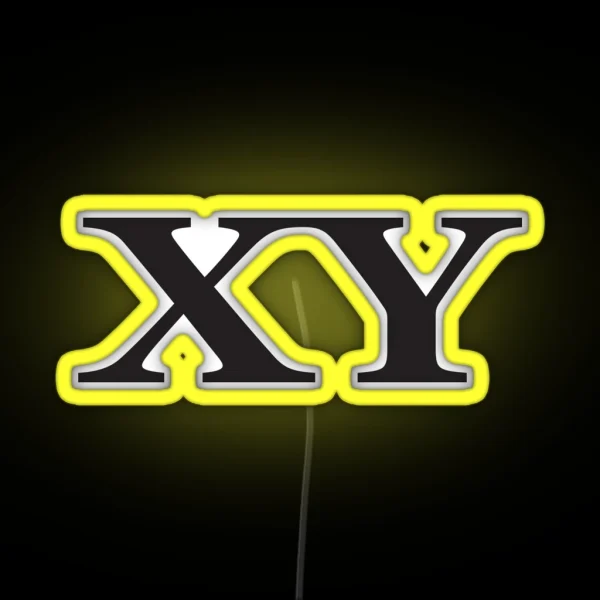 XY Chromosomes RGB Neon Sign