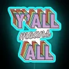Vibrant Rainbow Colored Inclusive Word Sign Artwork for Home Decor