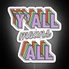 Eye-catching Customizable Rainbow Color LED Sign in All Letters Meaning