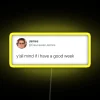 Colorful motivational LED sign for a positive productive workweek vibe