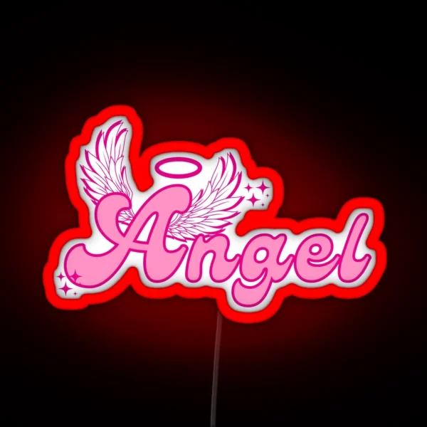 Y2K ANGEL ASETHETIC RGB Neon Sign