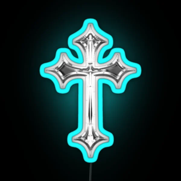 Y2k Cross Led RGB Neon Sign