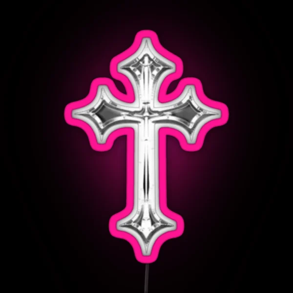 Y2k Cross Led RGB Neon Sign
