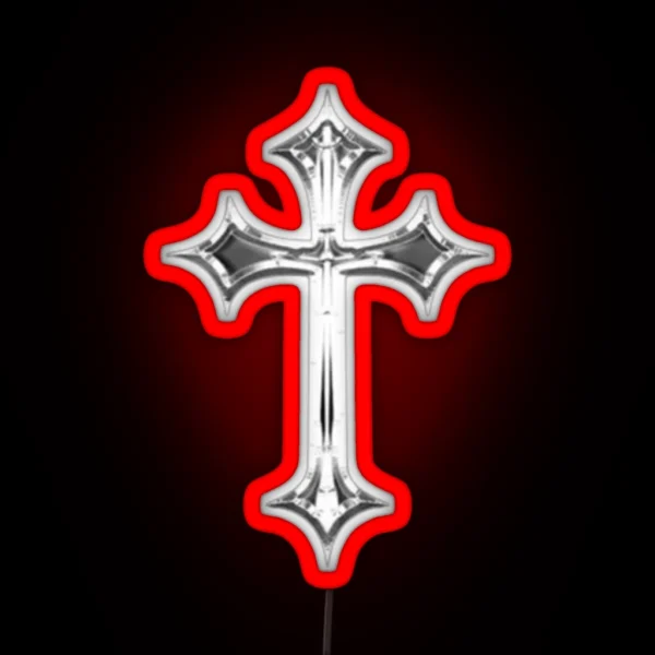 Y2k Cross Led RGB Neon Sign