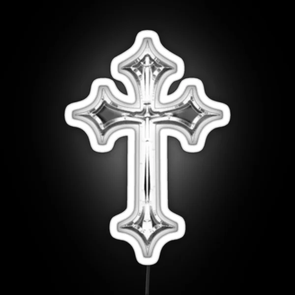Y2k Cross Led RGB Neon Sign
