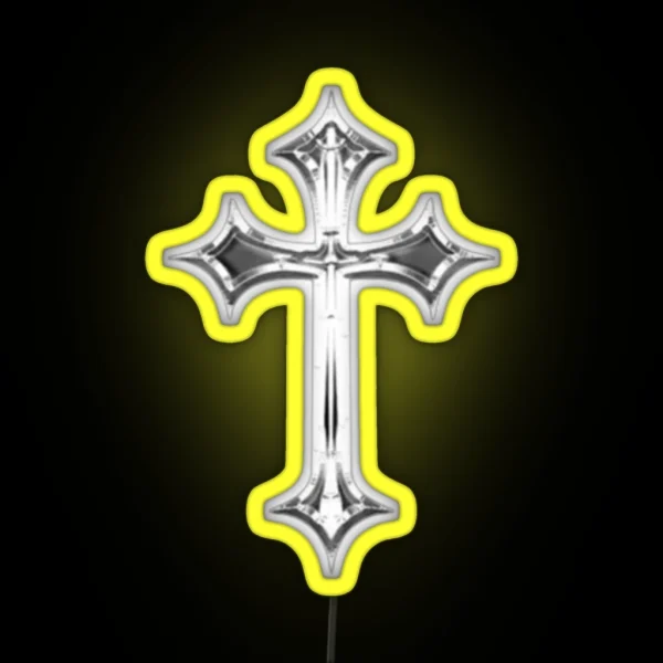 Y2k Cross Led RGB Neon Sign