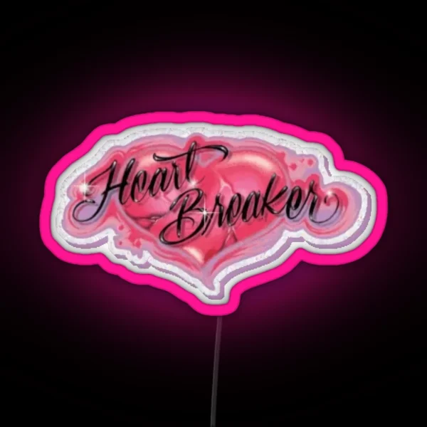 Y2K Heart Breaker RGB Neon Sign