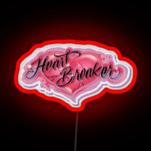 Y2K Heart Breaker RGB Neon Sign