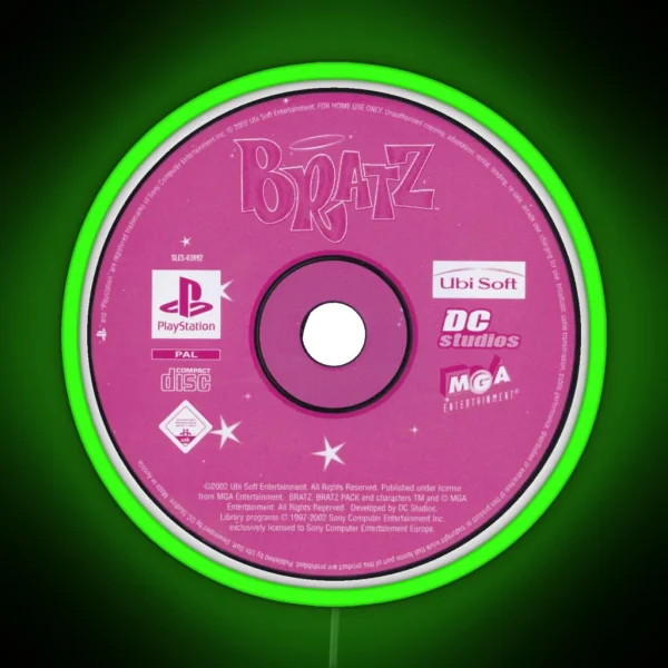 Y2K Led Bratz Disk RGB Neon Sign