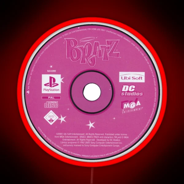 Y2K Led Bratz Disk RGB Neon Sign